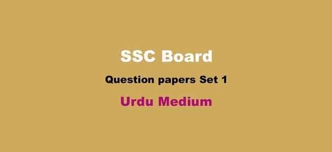 10th question papers Urdu