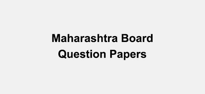 Board Exam Paper Class 10 Maharashtra