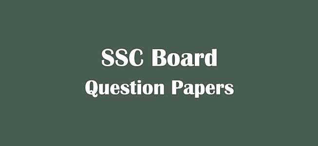 SSC Board Question Papers