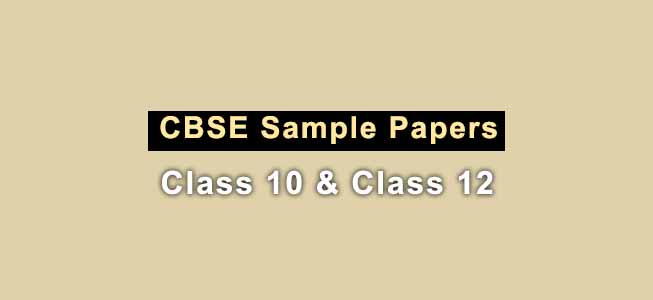 CBSE Sample Papers 2022-23