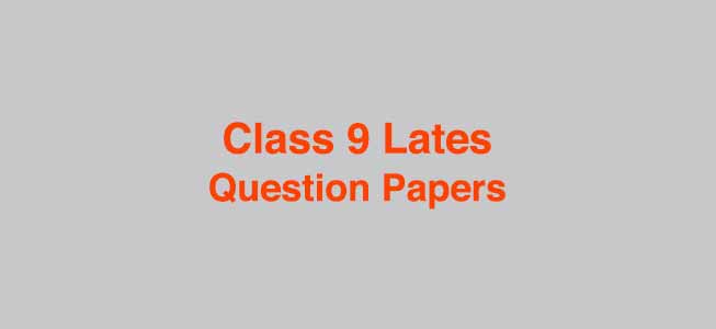 Maharashtra Class 9th Question Paper 2023