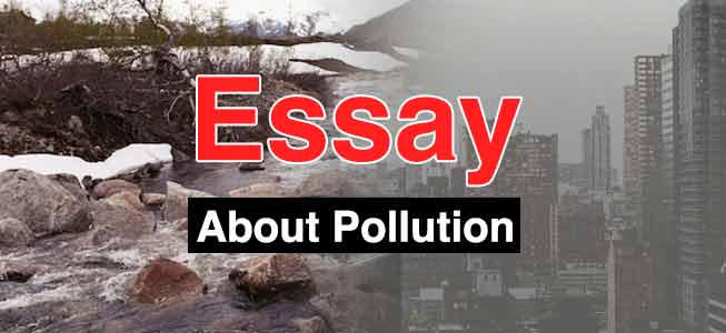 essay on pollution in english with headings